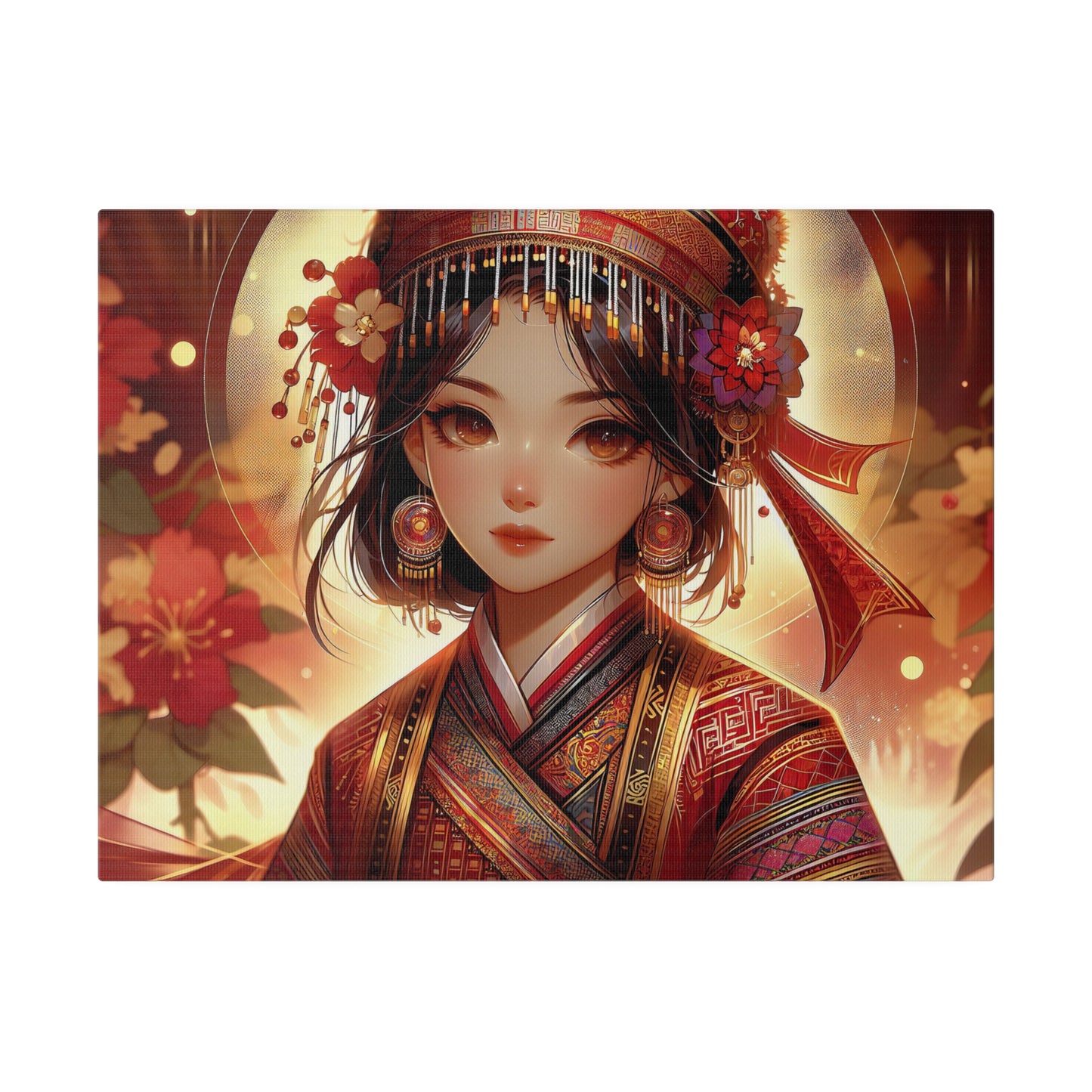 Hmong Girl Wall Art Canvas 2