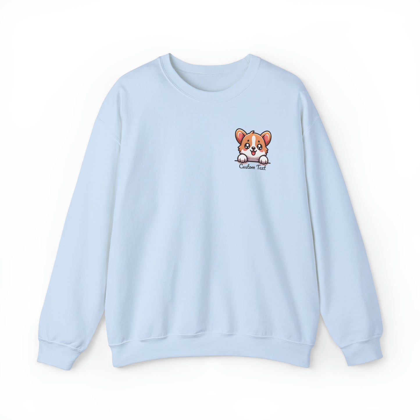 Corgi Puppy Dog Pocket Design with Personalized Custom Text - Sweatshirt