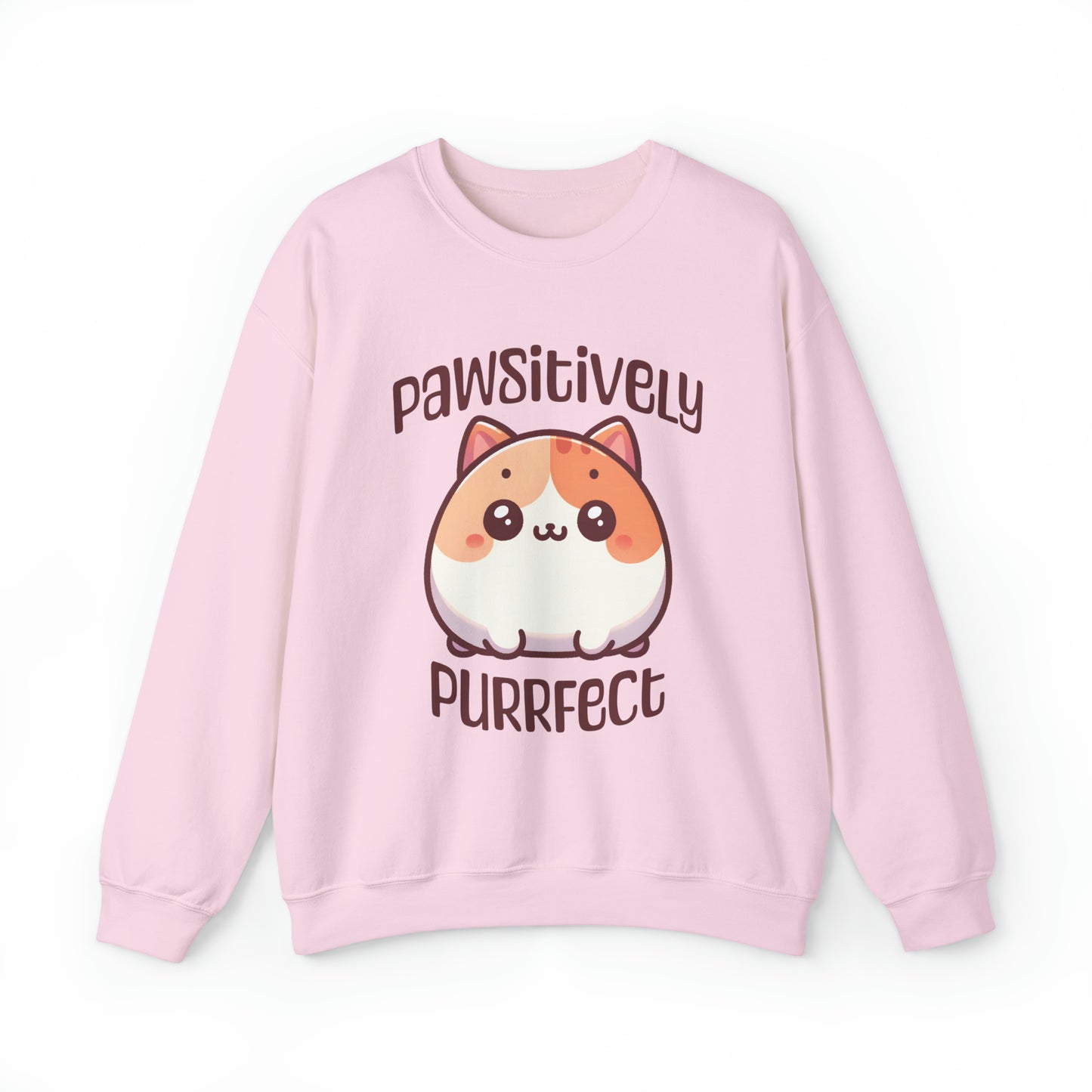 Pawsitively Purrfect Cat Design - Sweatshirt