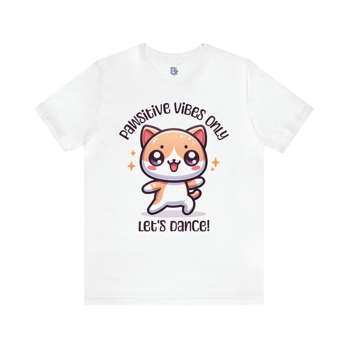 Pawsitive Vibes Only: Let's Dance Cat - T-Shirt