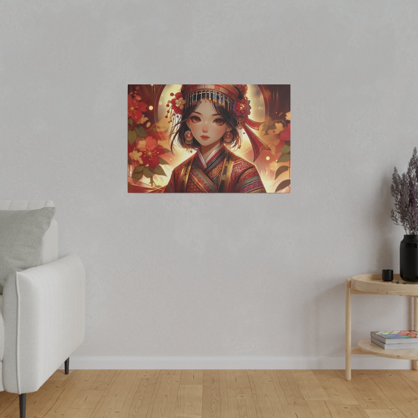 Hmong Girl Wall Art Canvas 2