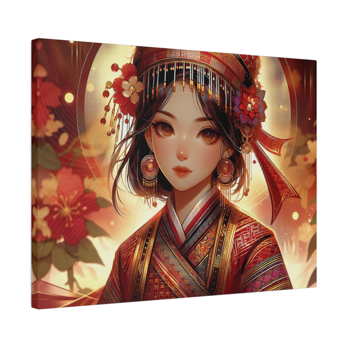 Hmong Girl Wall Art Canvas 2