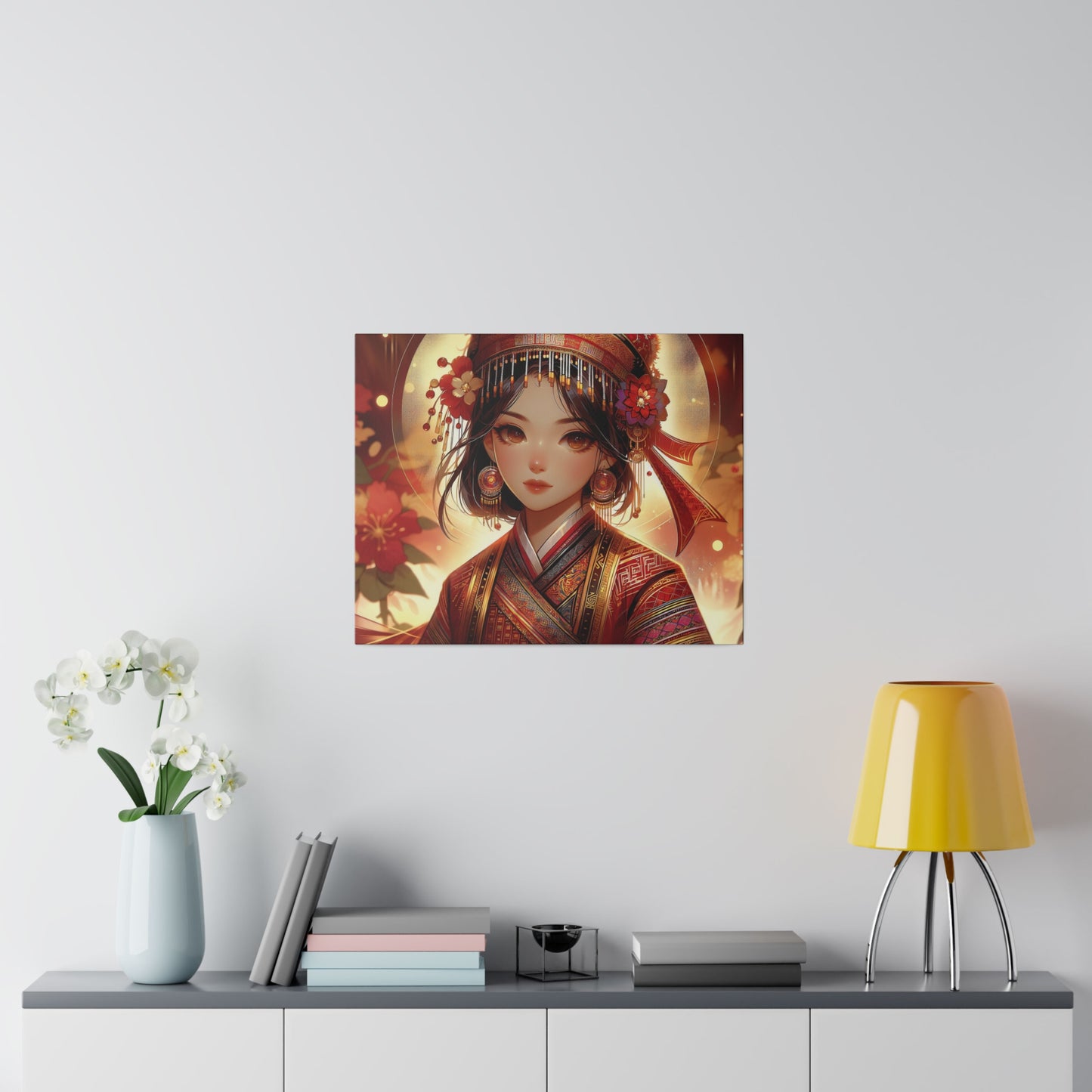 Hmong Girl Wall Art Canvas 2