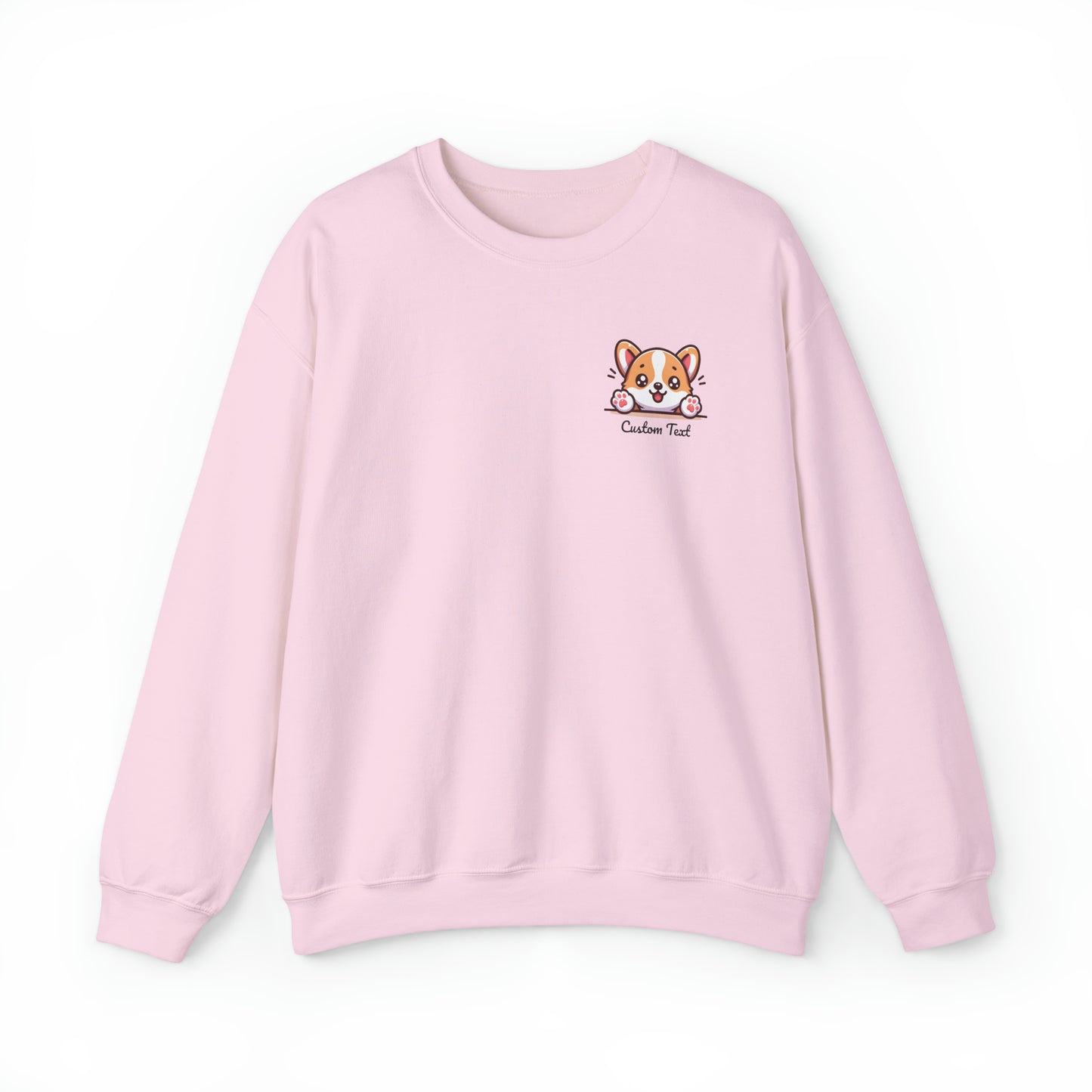 Corgi Cute Puppy Dog Pocket Design 2 with Personalized Custom Text - Sweatshirt