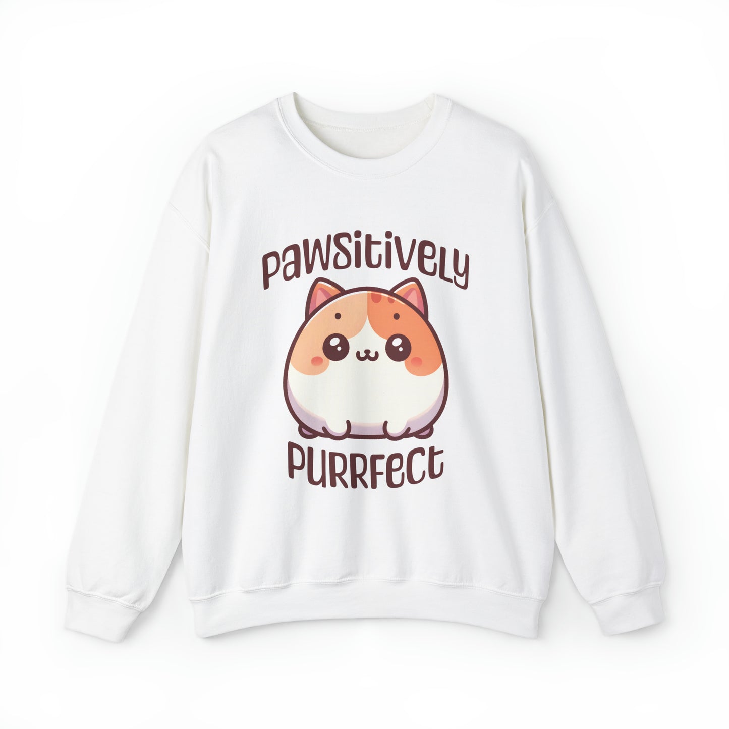 Pawsitively Purrfect Cat Design - Sweatshirt