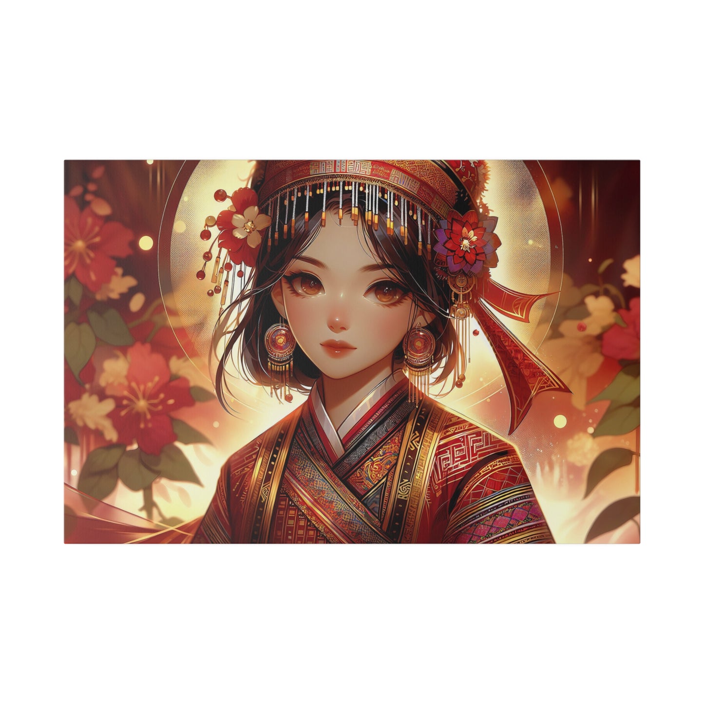 Hmong Girl Wall Art Canvas 2