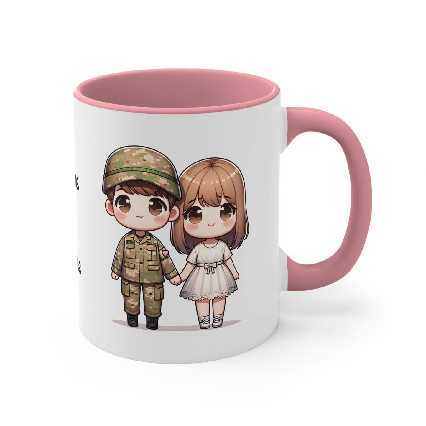 Army Couple Collection 5 Personalized Cute - Custom Accent Coffee Mug, 11oz