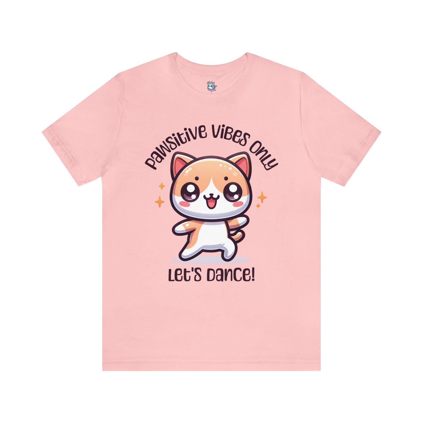 Pawsitive Vibes Only: Let's Dance Cat - T-Shirt