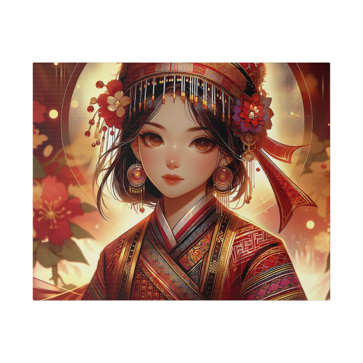 Hmong Girl Wall Art Canvas 2