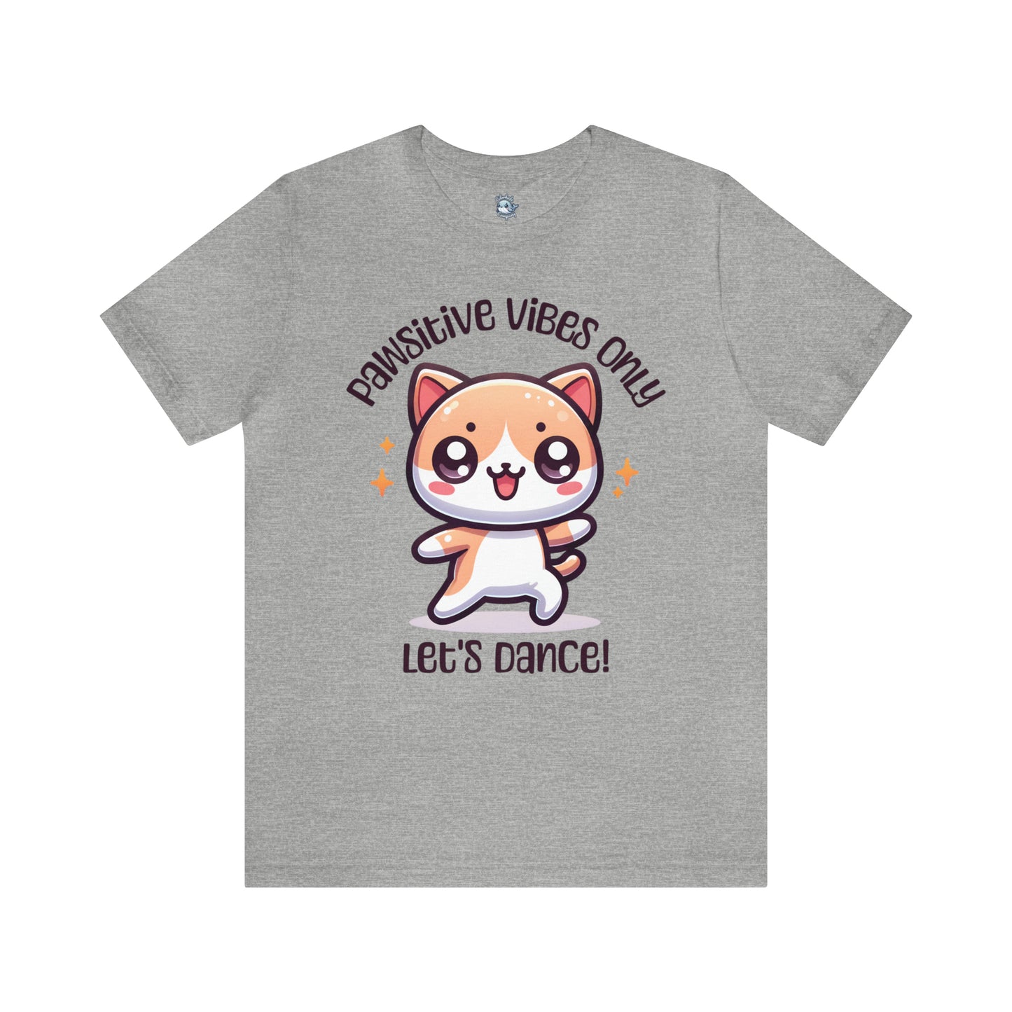 Pawsitive Vibes Only: Let's Dance Cat - T-Shirt