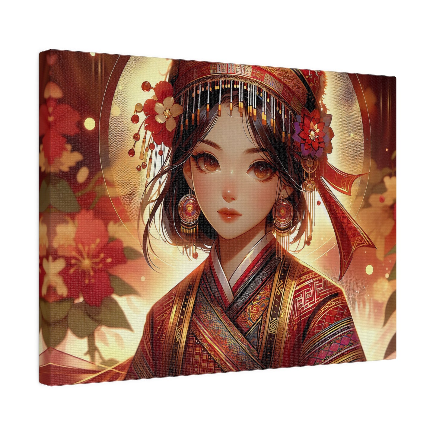 Hmong Girl Wall Art Canvas 2