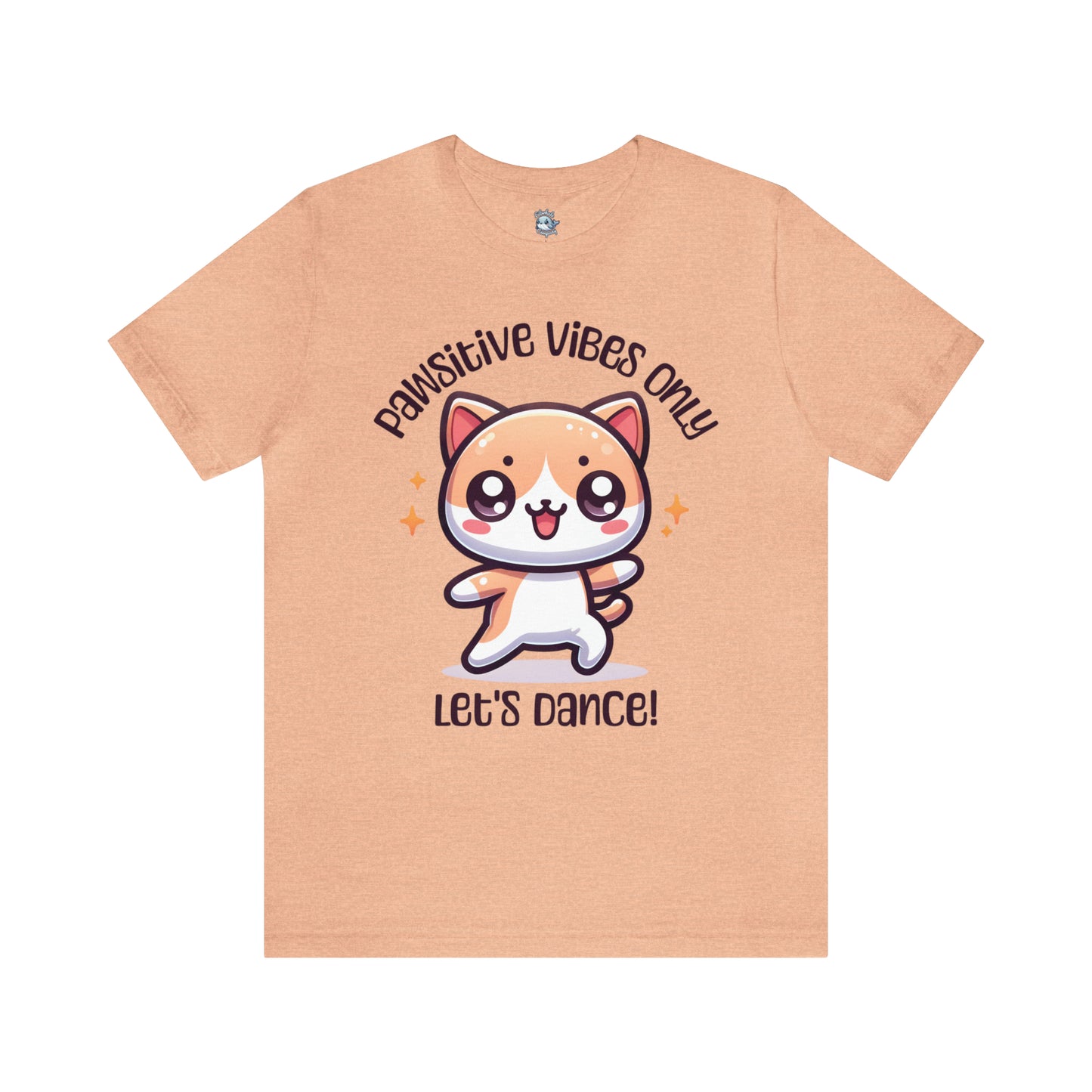 Pawsitive Vibes Only: Let's Dance Cat - T-Shirt