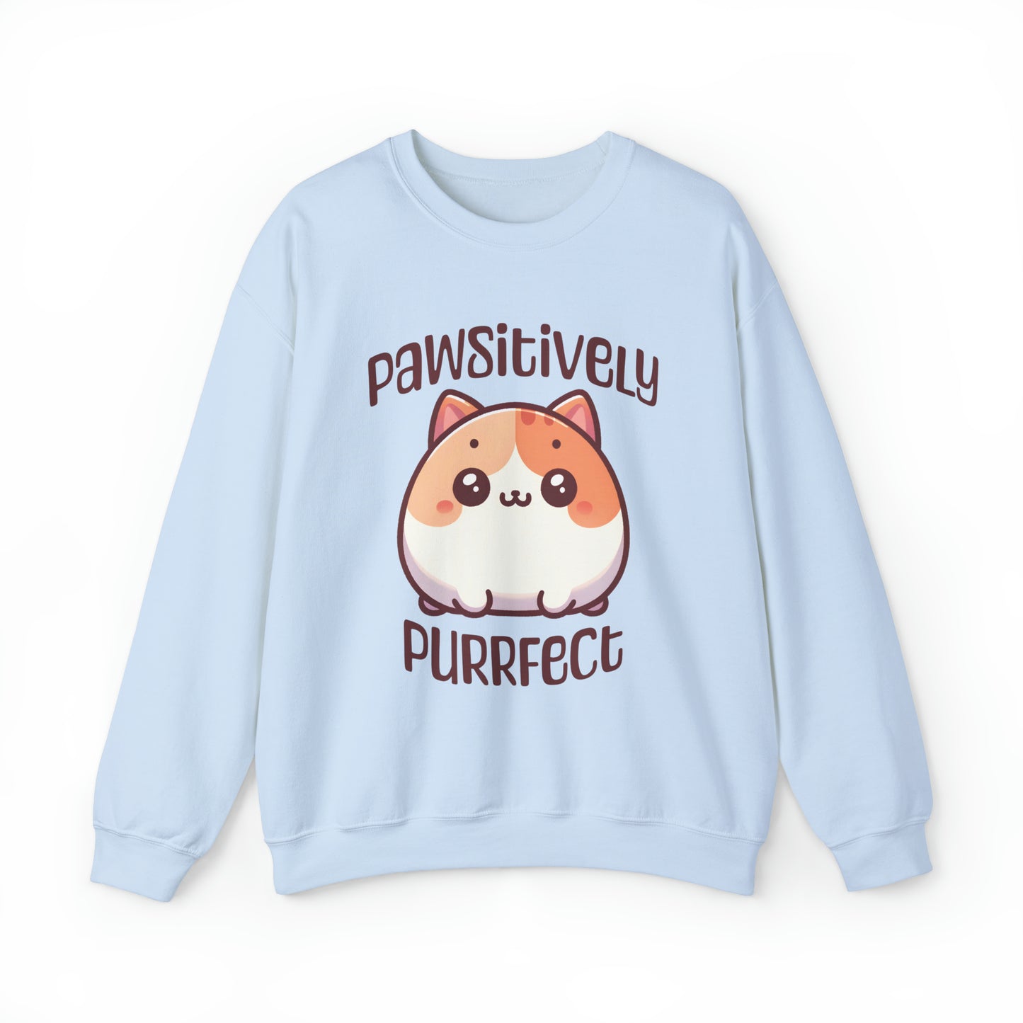 Pawsitively Purrfect Cat Design - Sweatshirt