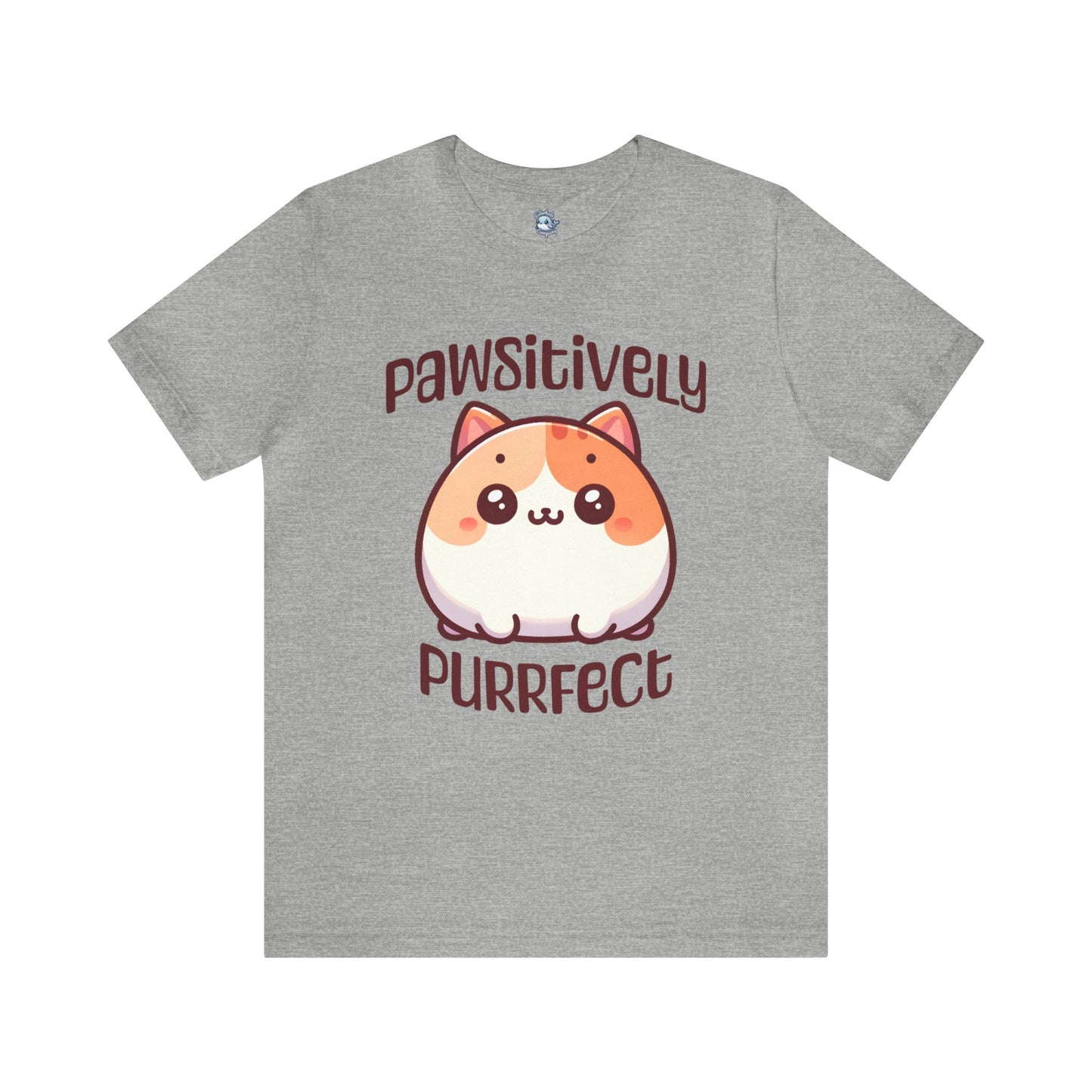 Pawsitively Purrfect Cat Design - T-shirt