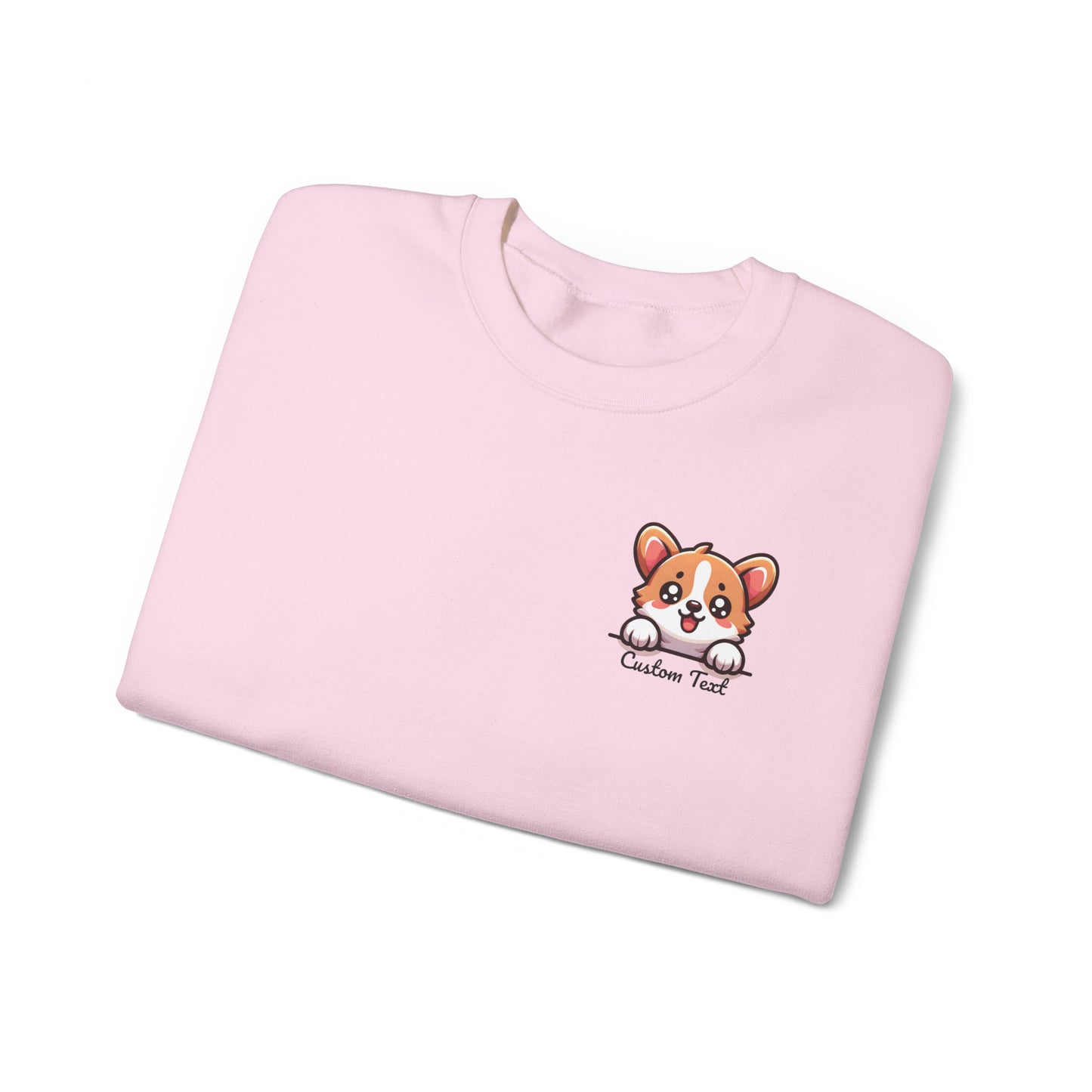 Corgi Puppy Dog Pocket Design with Personalized Custom Text - Sweatshirt