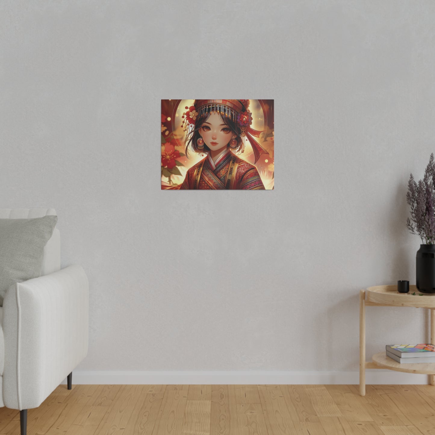 Hmong Girl Wall Art Canvas 2