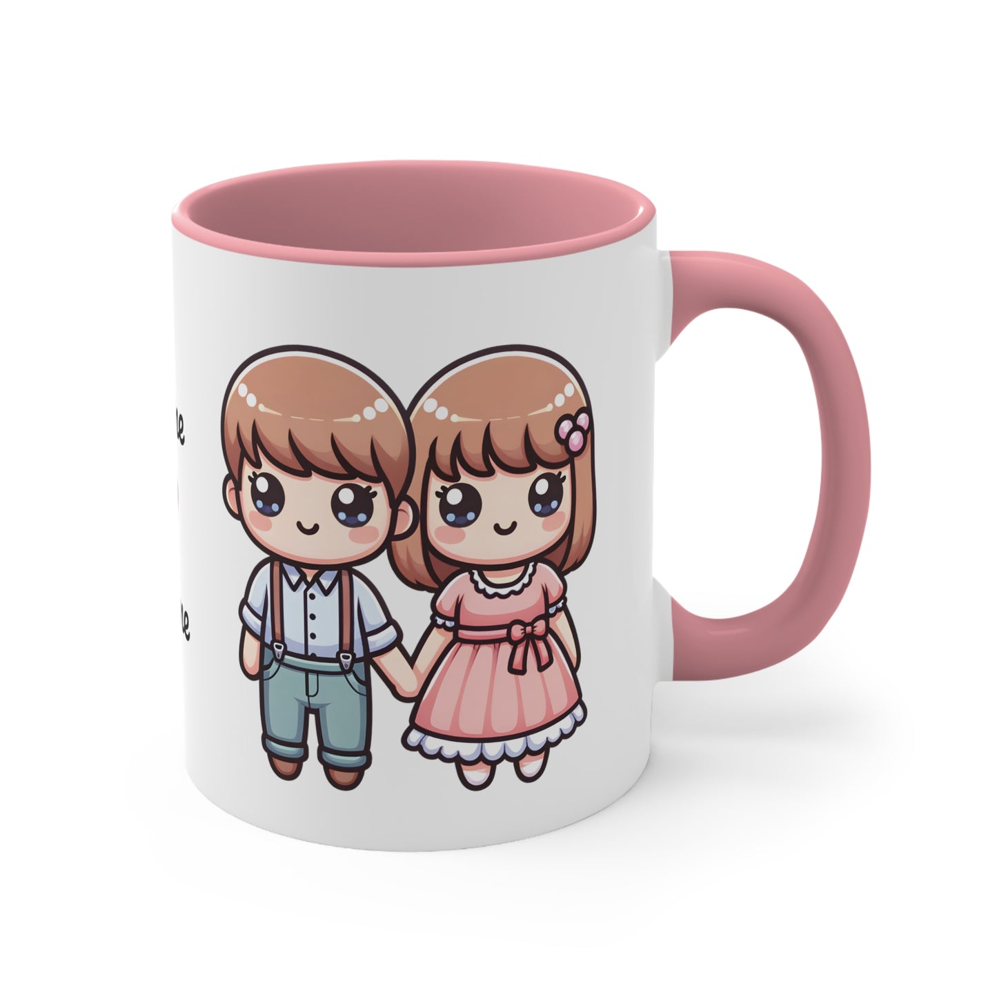 Farmer Couple Collection 3 Personalized Cute - Custom Accent Coffee Mug, 11oz