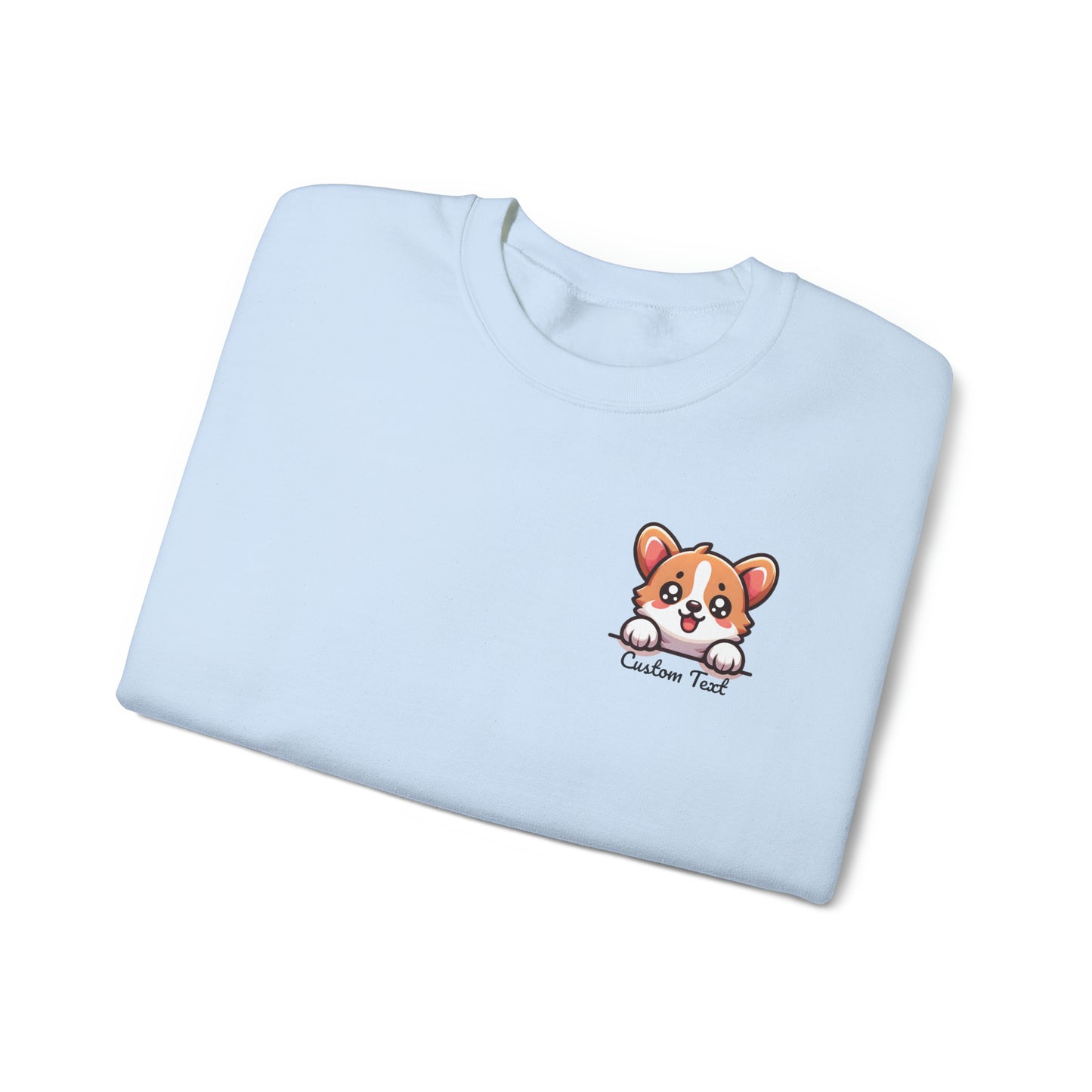 Corgi Puppy Dog Pocket Design with Personalized Custom Text - Sweatshirt