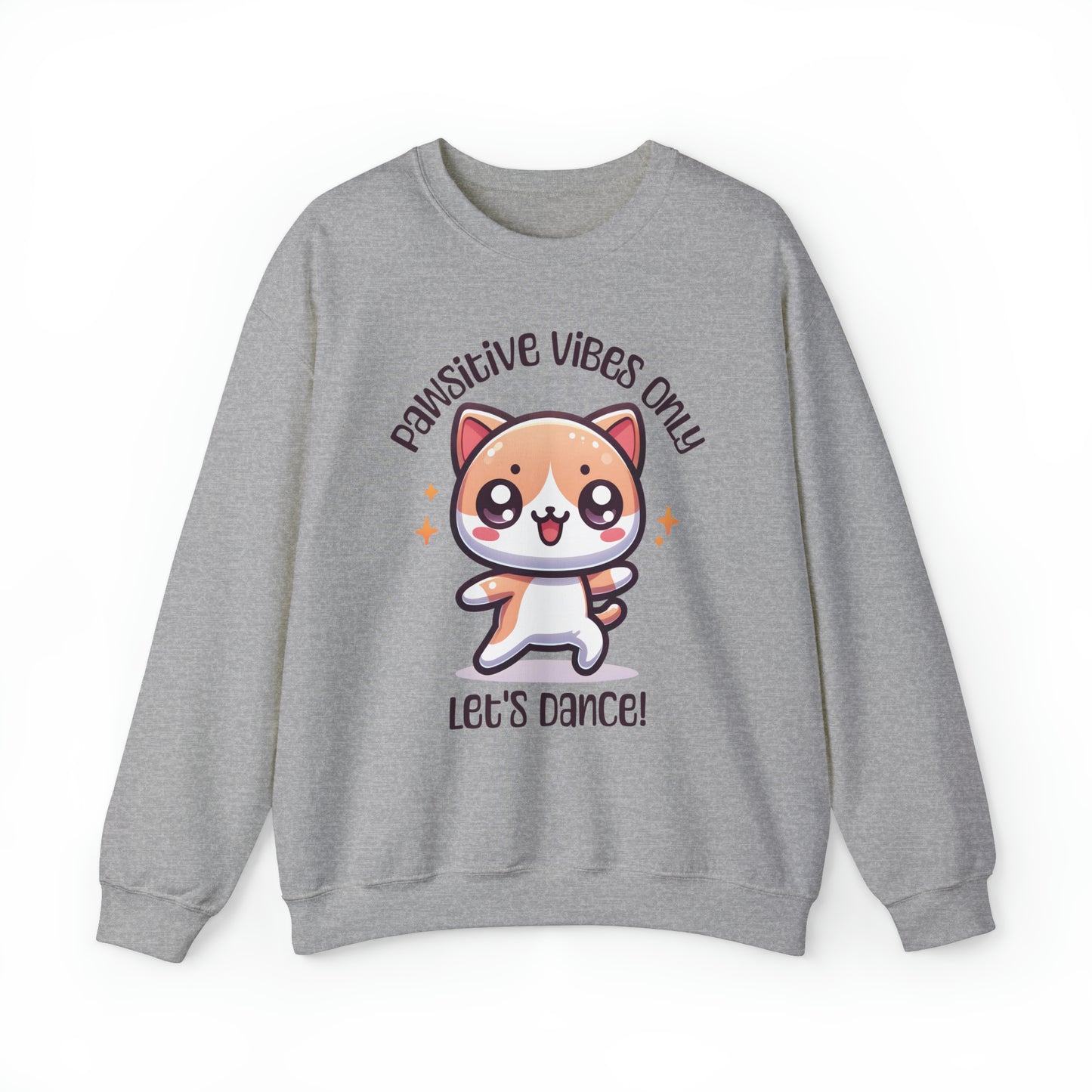 Pawsitive Vibes Only: Let's Dance Cat - Sweatshirt