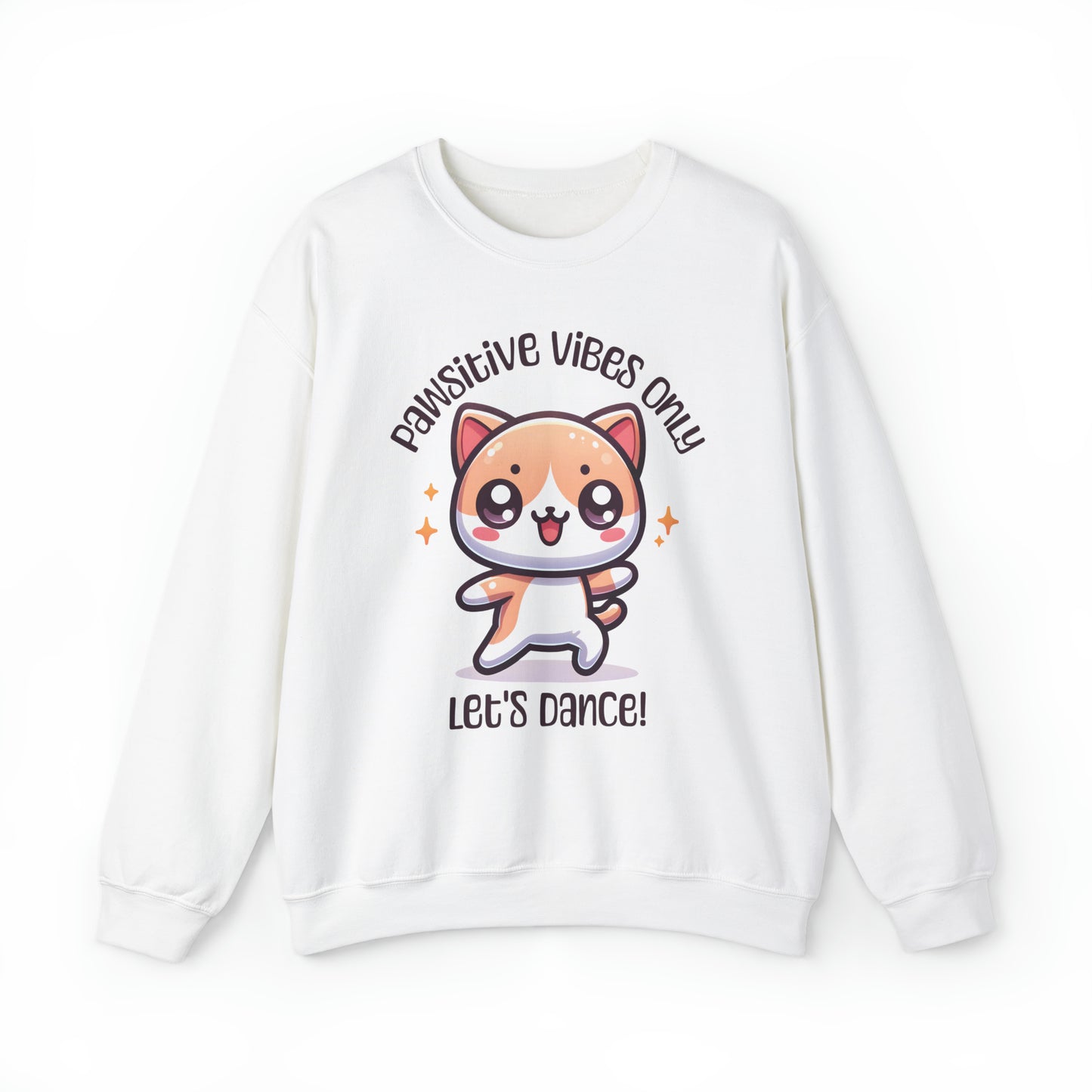 Pawsitive Vibes Only: Let's Dance Cat - Sweatshirt