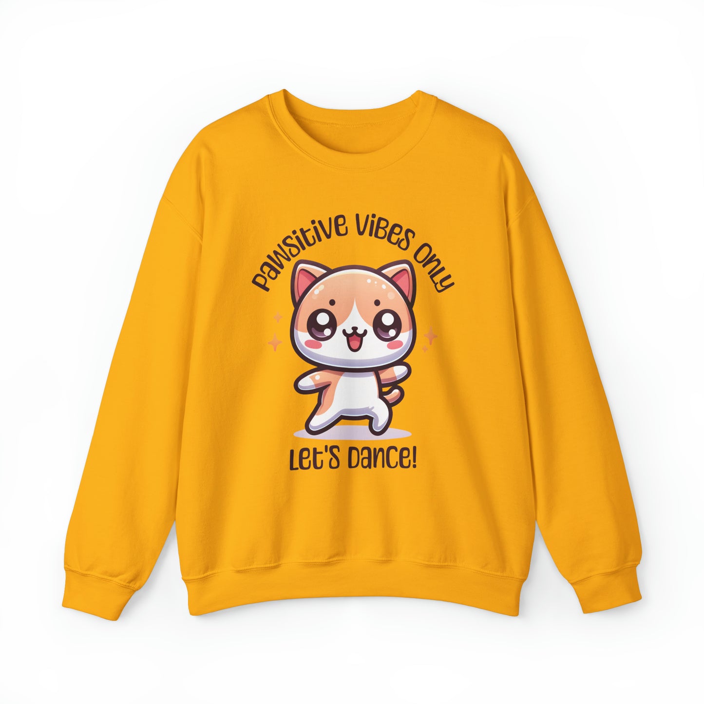 Pawsitive Vibes Only: Let's Dance Cat - Sweatshirt