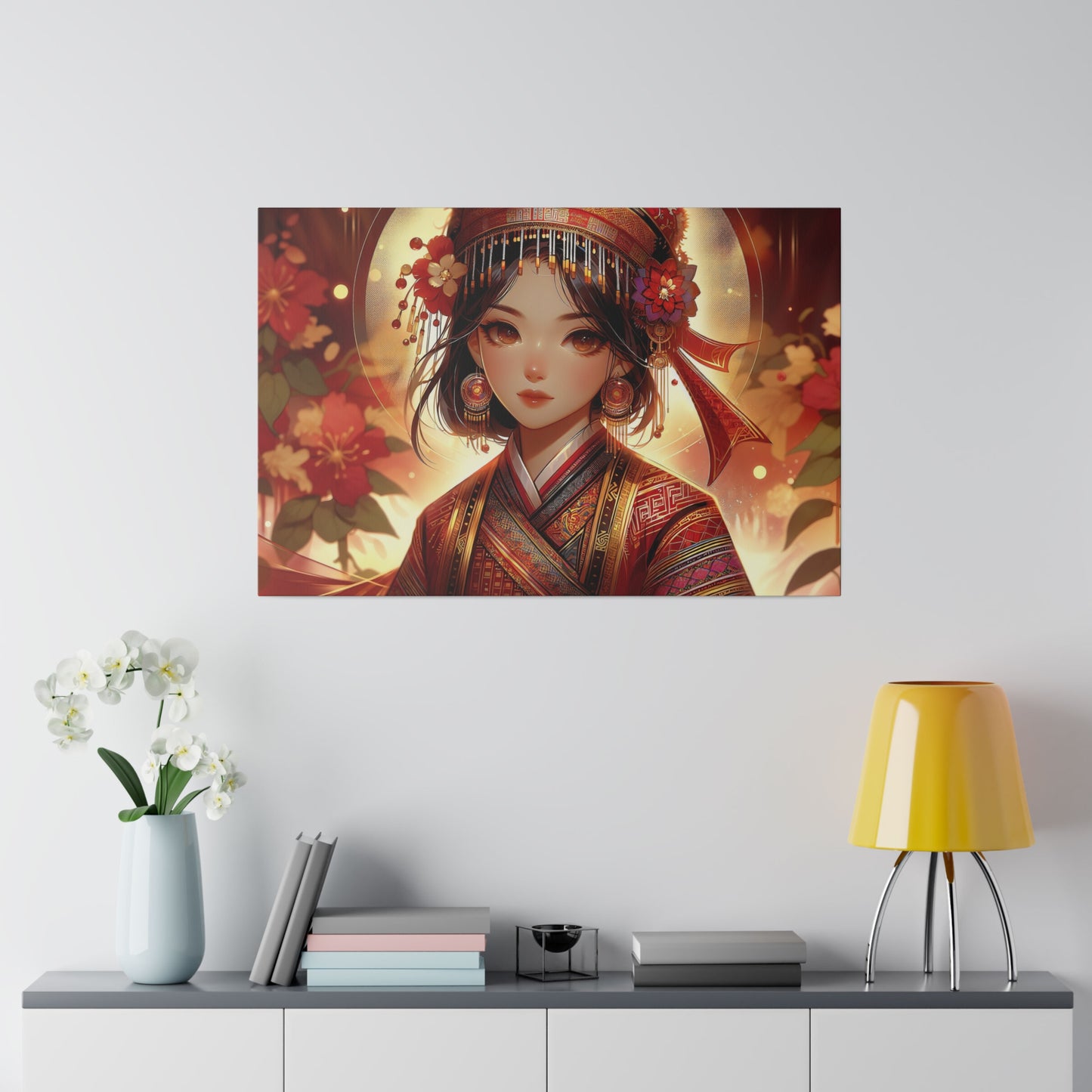 Hmong Girl Wall Art Canvas 2