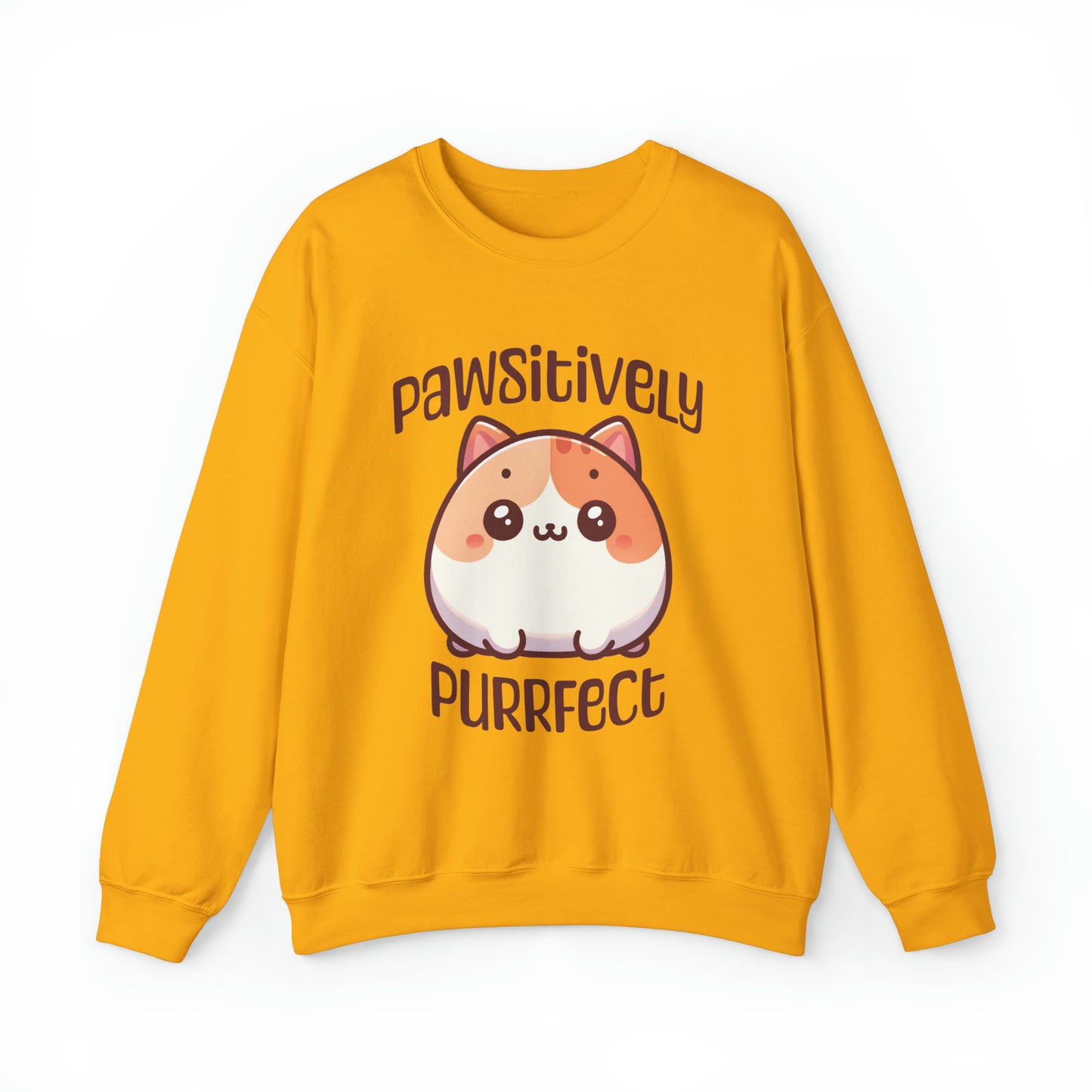 Pawsitively Purrfect Cat Design - Sweatshirt