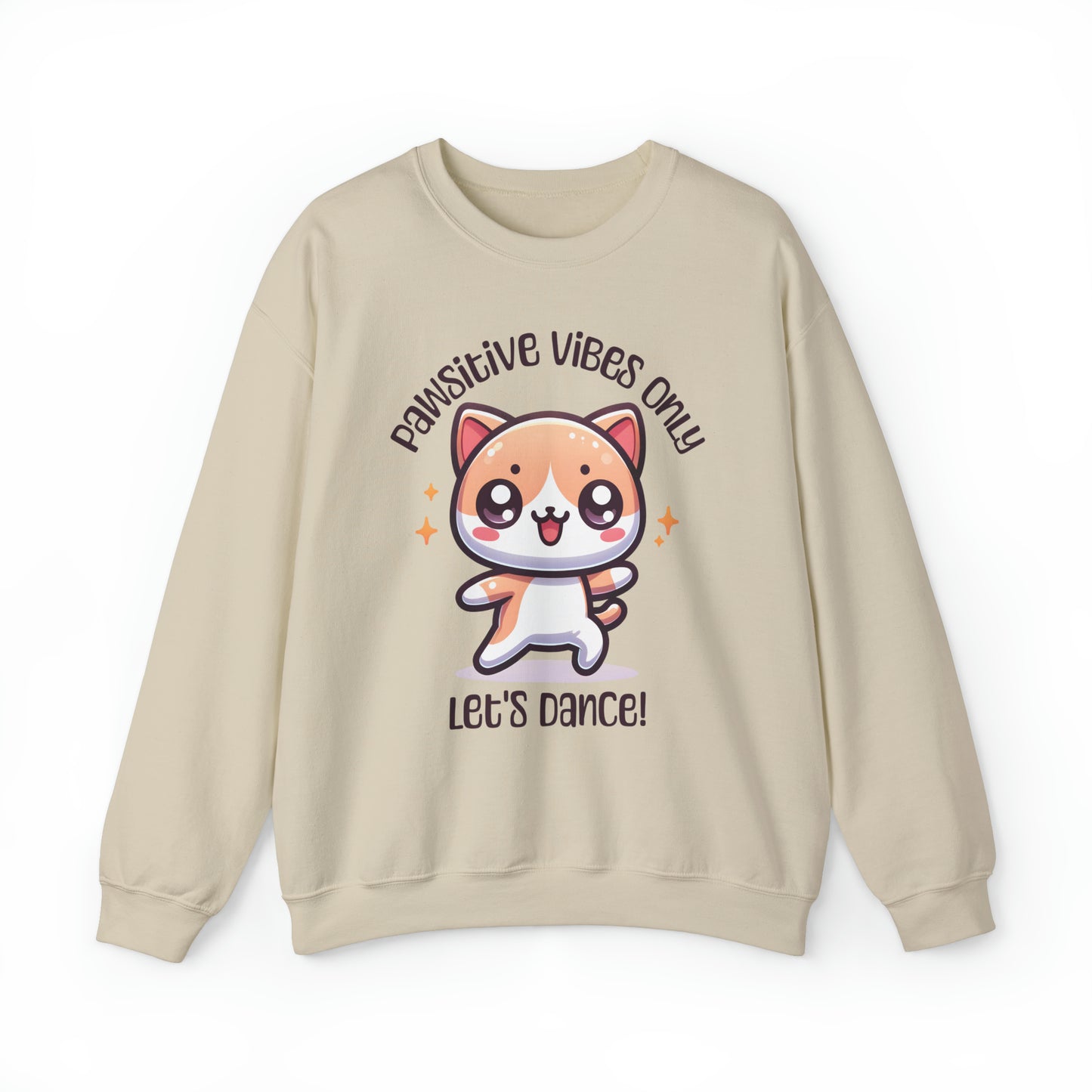 Pawsitive Vibes Only: Let's Dance Cat - Sweatshirt