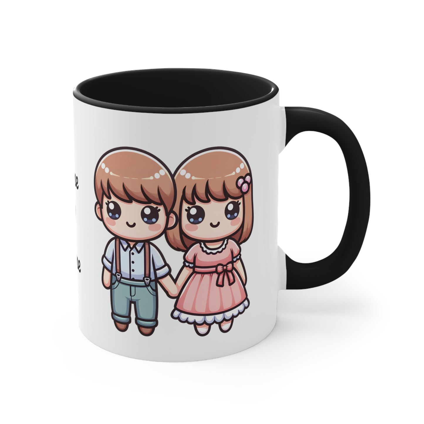 Farmer Couple Collection 3 Personalized Cute - Custom Accent Coffee Mug, 11oz